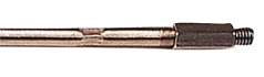 Полая штанга длиной 1 м с соединителем для насадок и сверел для труб 14,3 - 25,4 мм