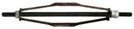 Треугольный скребок для труб 15,9 - 25,4 мм